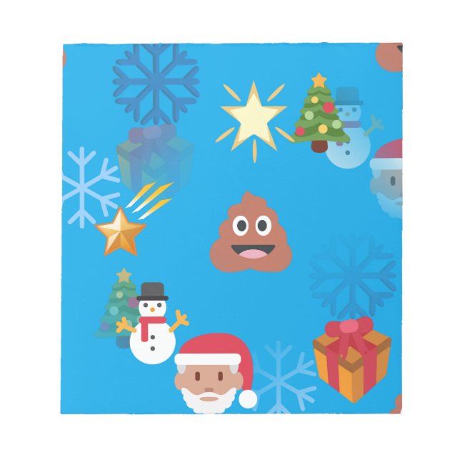 Bloc De Notas navidades de caca de emoji (Frente)
