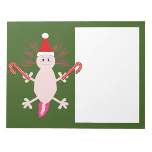 Bloc De Notas Navidades de Cute Axolotl