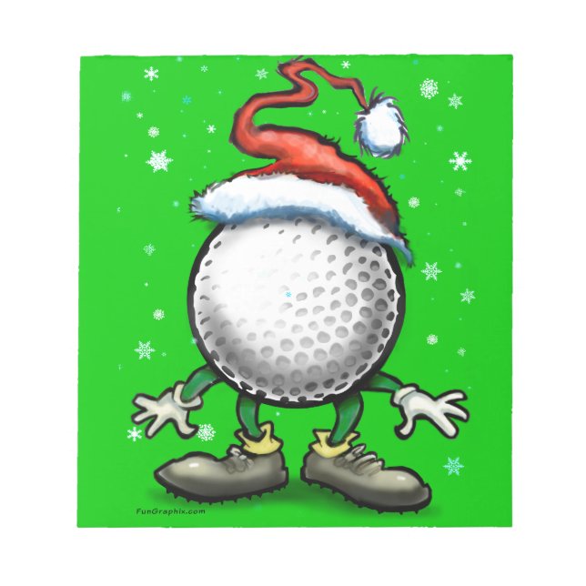 Bloc De Notas Navidades de golf (Frente)