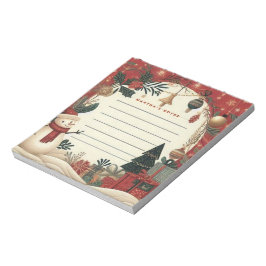 Bloc De Notas Navidades de Jolly Snowman