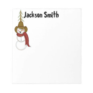 Bloc De Notas Navidades de Snowboy personalizados