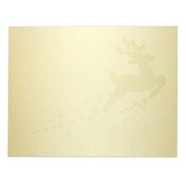 Bloc De Notas Navidades dorados reno - Notepad