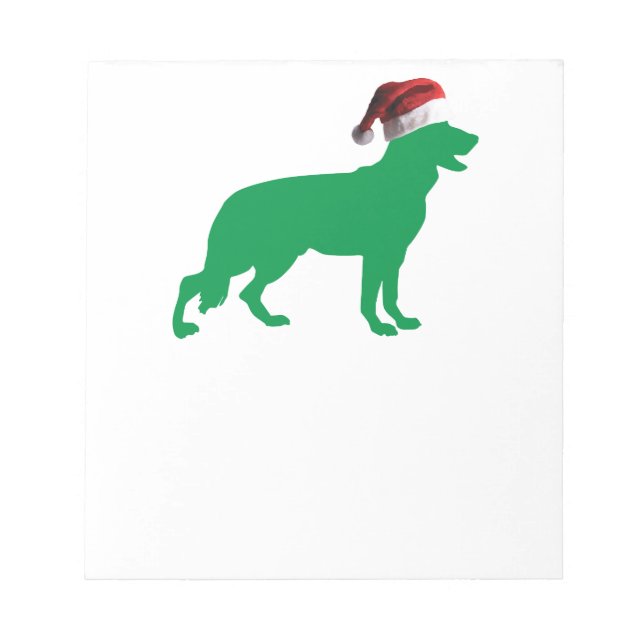Bloc De Notas Navidades German Shepherd (Frente)