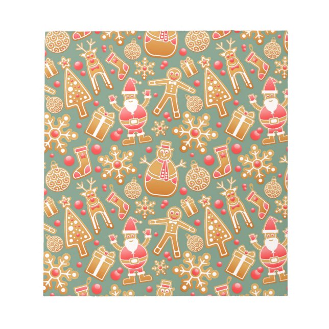 Bloc De Notas navidades gingerbread santa (Frente)