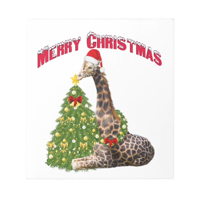 Bloc De Notas Navidades Giraffe (Frente)