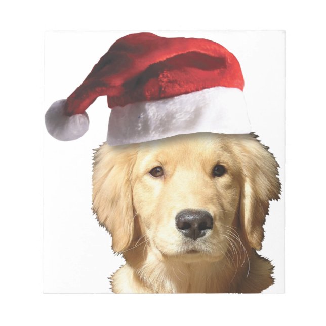 Bloc De Notas Navidades Golden Retriever (Frente)