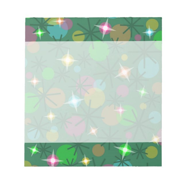 Bloc De Notas Navidades Nota de iluminación (Frente)