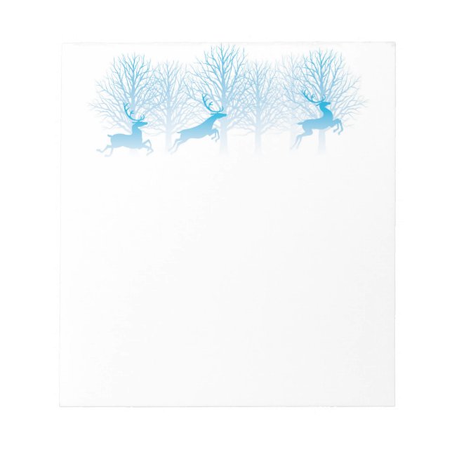 Bloc De Notas Navidades Notepad Blue Deer (Frente)