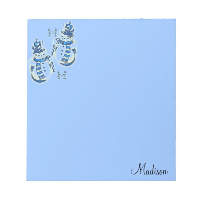 Bloc De Notas Navidades Notepad Snowman (Frente)