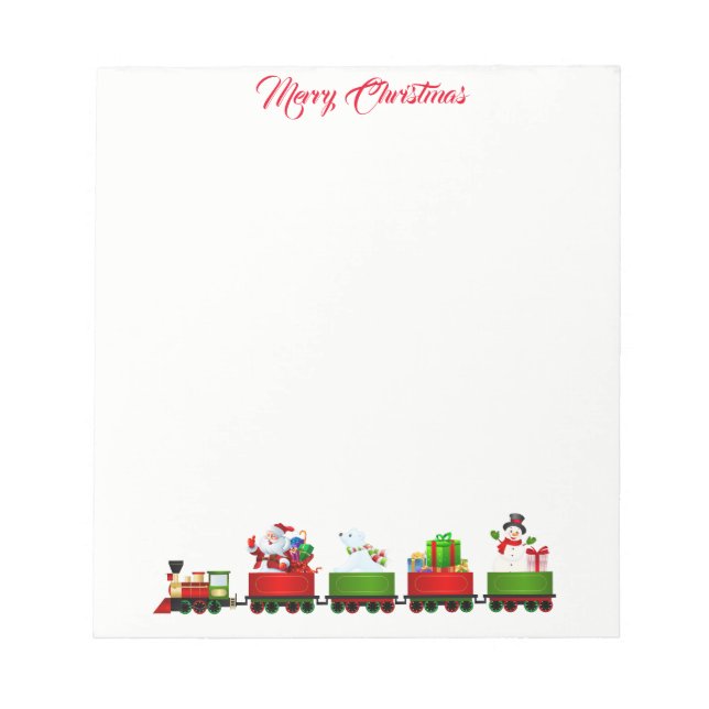 Bloc De Notas Navidades Notepad-Train (Frente)