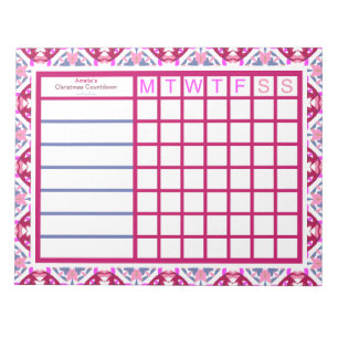 Bloc De Notas Navidades personalizados ADHD Mujeres planificador