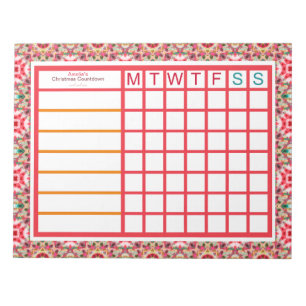 Bloc De Notas Navidades personalizados ADHD Mujeres planificador