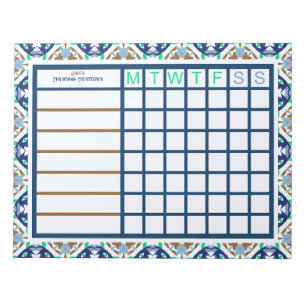 Bloc De Notas Navidades personalizados TDAH Planner de productiv