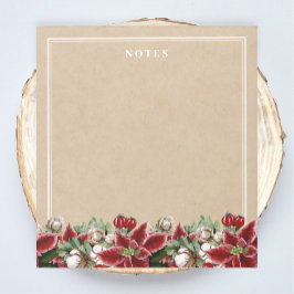 Bloc De Notas Navidades rusos Poinsettia Notepad