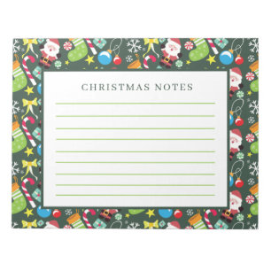 Bloc De Notas Navidades Santa
