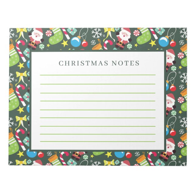 Bloc De Notas Navidades Santa (Frente)