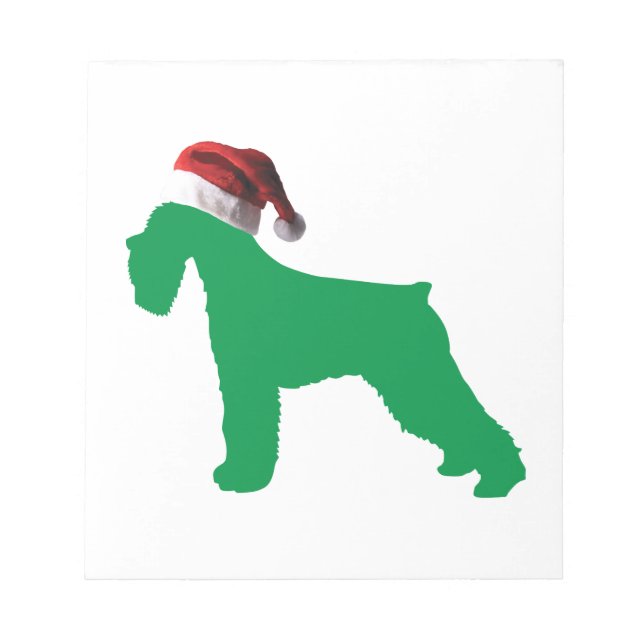 Bloc De Notas Navidades Schnauzer (Frente)