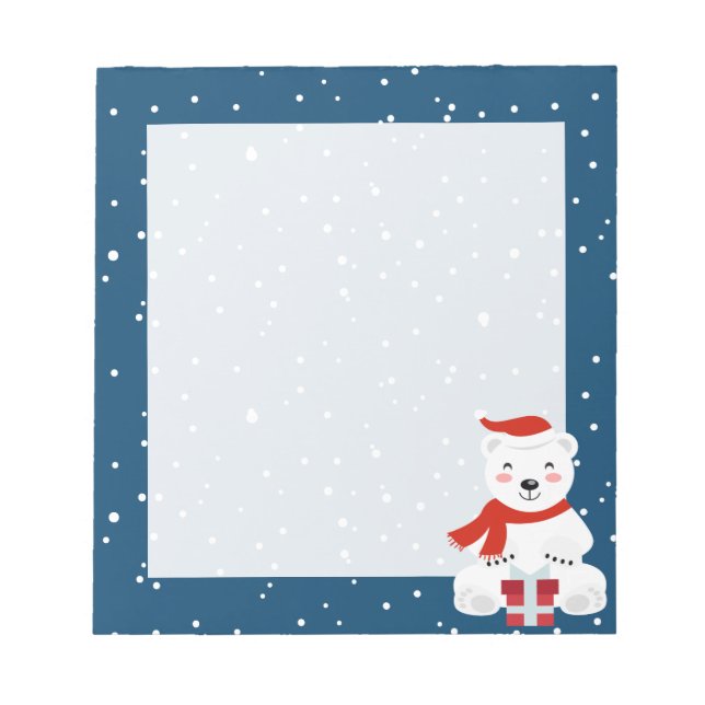 Bloc De Notas Navidades Snowbear (Frente)