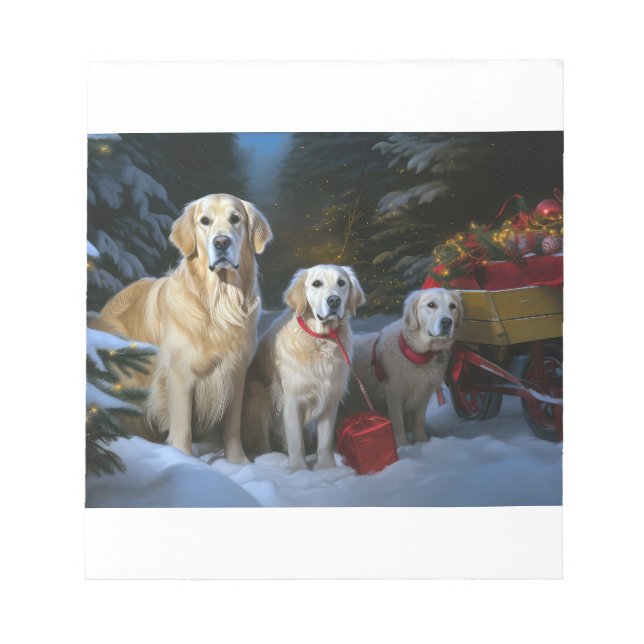 Bloc De Notas Navidades Snowy Sleigh Decoran (Frente)