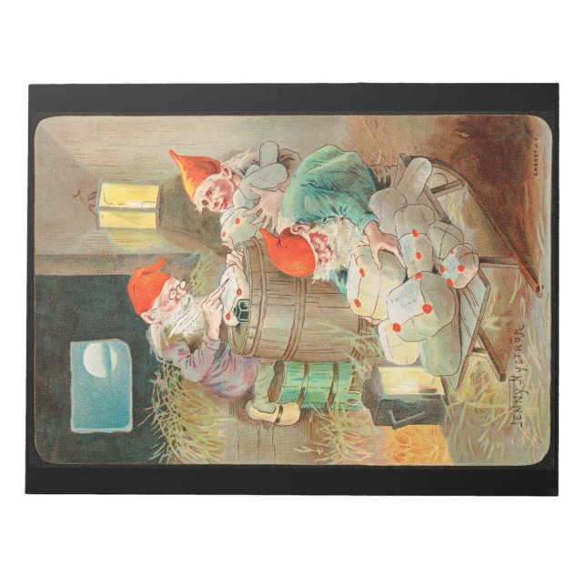 Bloc De Notas Navidades suecos Santa (por Jenny Nyström) (Frente)