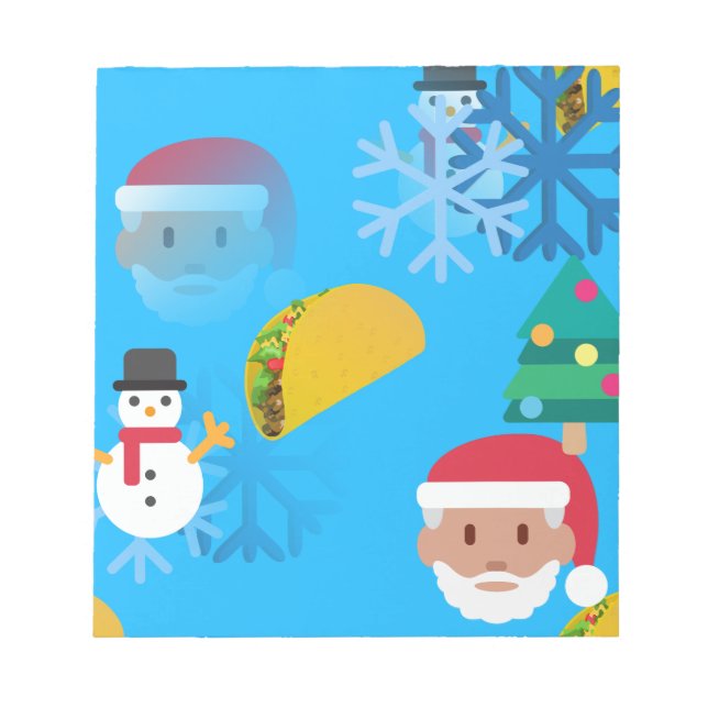 Bloc De Notas navidades taco emoji (Frente)