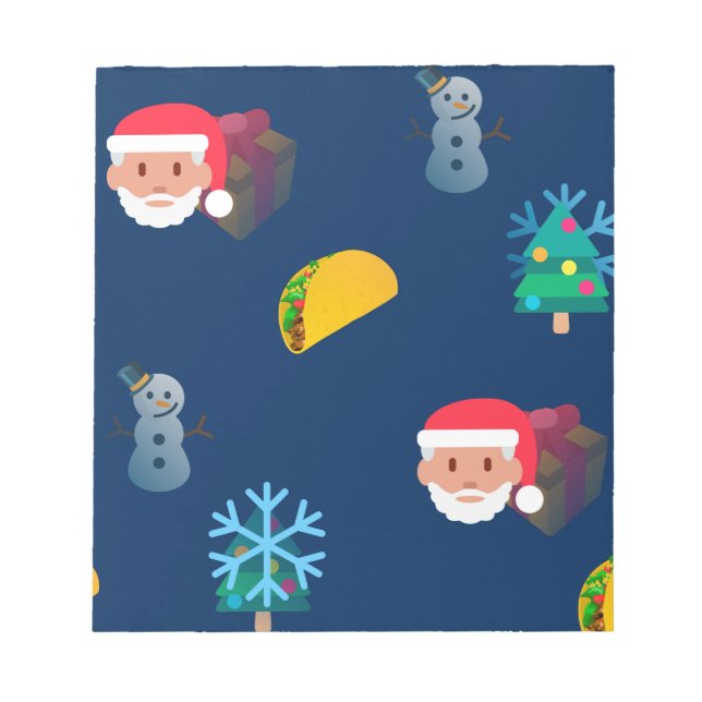 Bloc De Notas navidades taco emoji (Frente)