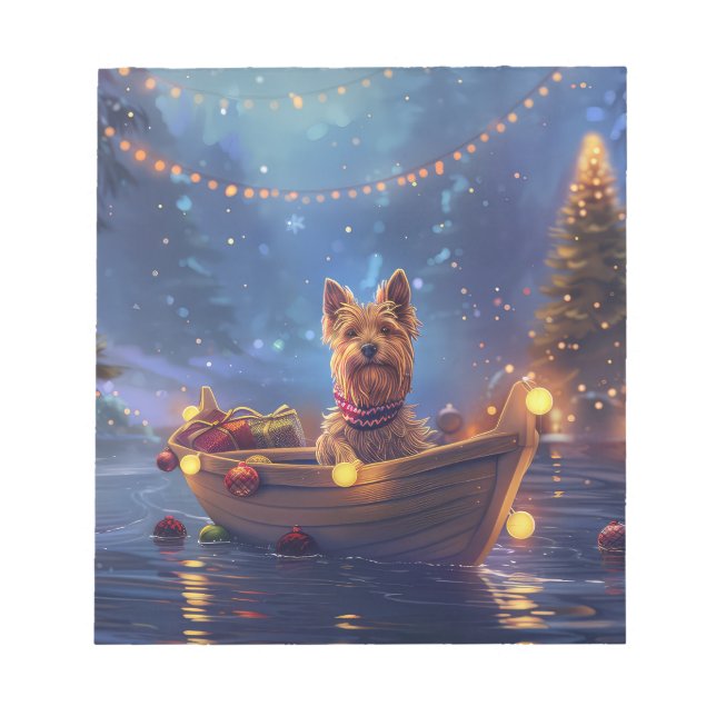 Bloc De Notas Navidades Territoriales Australianos disfrutan de  (Frente)