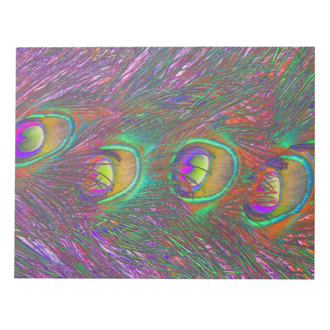 Bloc De Notas Navidades Tinsel Peacock Feathers (Frente)