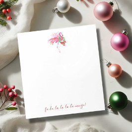 Bloc De Notas Navidades tropicales Notepads Flamingo rosa