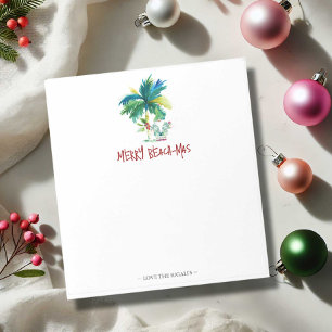 Bloc De Notas Navidades tropicales Notepads Palm Tree