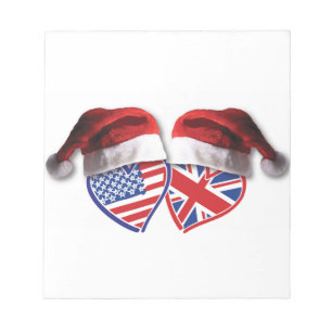 Bloc De Notas Navidades UK Estados Unidos Patriotismo Heats