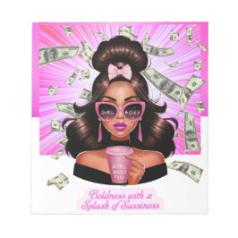 BLOC DE NOTAS NEGRIDAD CON UNA DIVERSIÓN DE SALUD