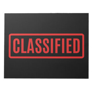 Bloc De Notas Negro clasificado