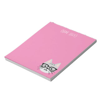 Bloc De Notas Neo Gray Tabby Cat Notepad