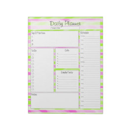 Bloc De Notas Neon Green y Pink Strike