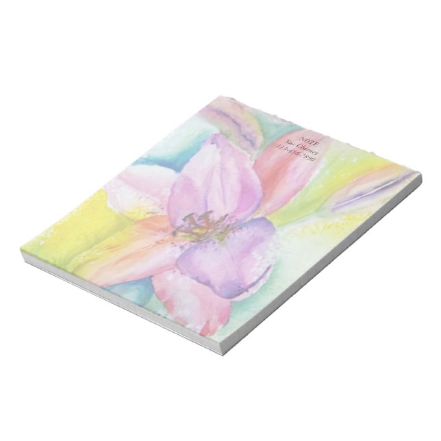 BLOC DE NOTAS NEON LILY PERSONALIZABLE NOTE PAD (Lado Izquierdo)