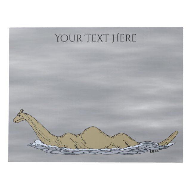 Bloc De Notas Nessie the Loch Ness Monster (Frente)