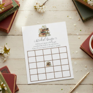 Bloc De Notas New Chapter Bridal Shower Bingo