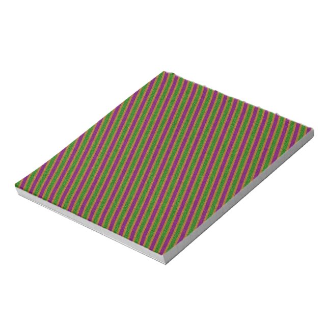 Bloc De Notas New Orleans Stripe Glitter (Lado Izquierdo)