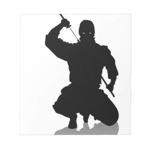 Bloc De Notas Ninja con espada