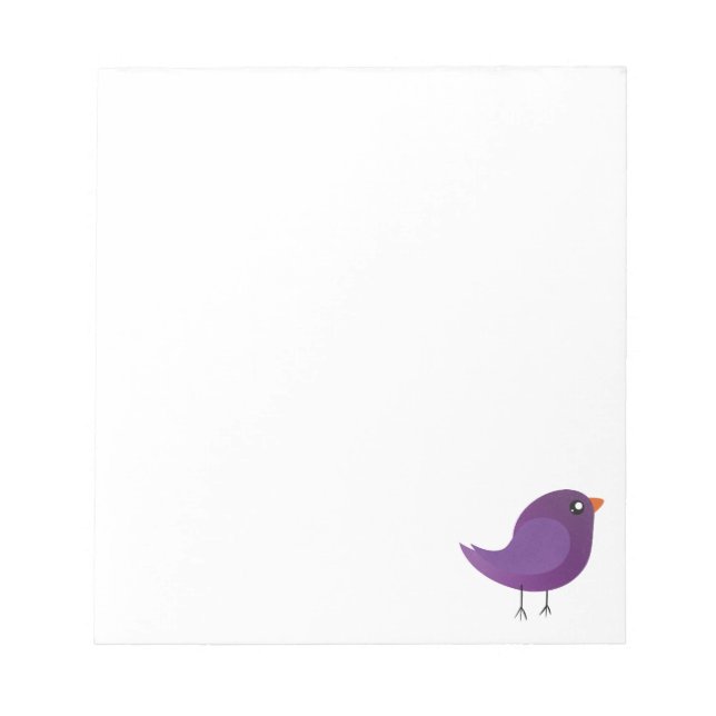 Bloc De Notas Niños adorables pájaros (Frente)
