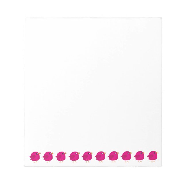 Bloc De Notas Niños adorables pájaros (Frente)