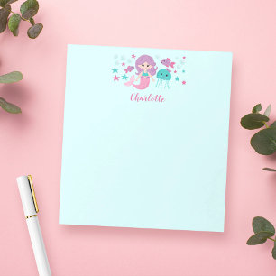 Bloc De Notas Niños personalizados con sirenas