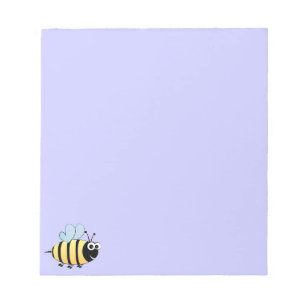 Bloc De Notas Niños personalizados de abejas con burbujas