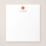 Bloc De Notas Niños personalizados de baloncesto<br><div class="desc">A tu pequeña superestrella deportiva le encantará esta pancarta de baloncesto personalizada para los niños. Perfecto para un niño o chica.</div>