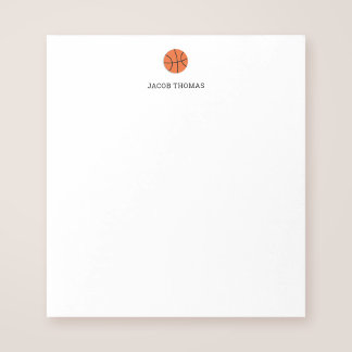 Bloc De Notas Niños personalizados de baloncesto