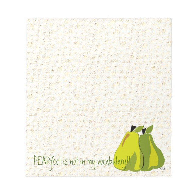 Bloc De Notas No es exactamente PEARfecto (Frente)