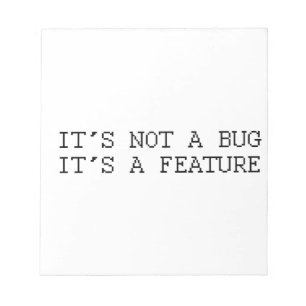 Bloc De Notas No es un error, diseño divertido