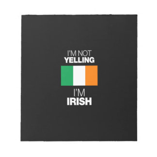 Bloc De Notas no estoy gritando que soy irlandés