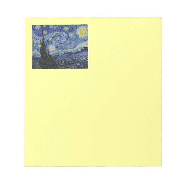 Bloc De Notas Noche estrellada de Van Gogh (Frente)